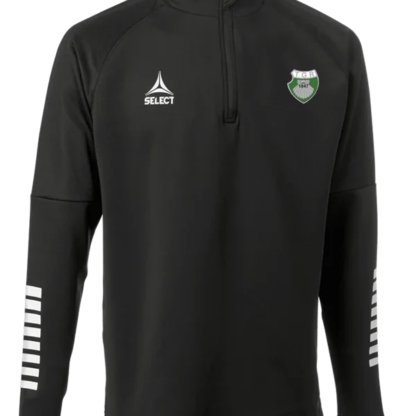62076 610116 101  Training Sweat 1/2 Zip Monaco schwarz TGR